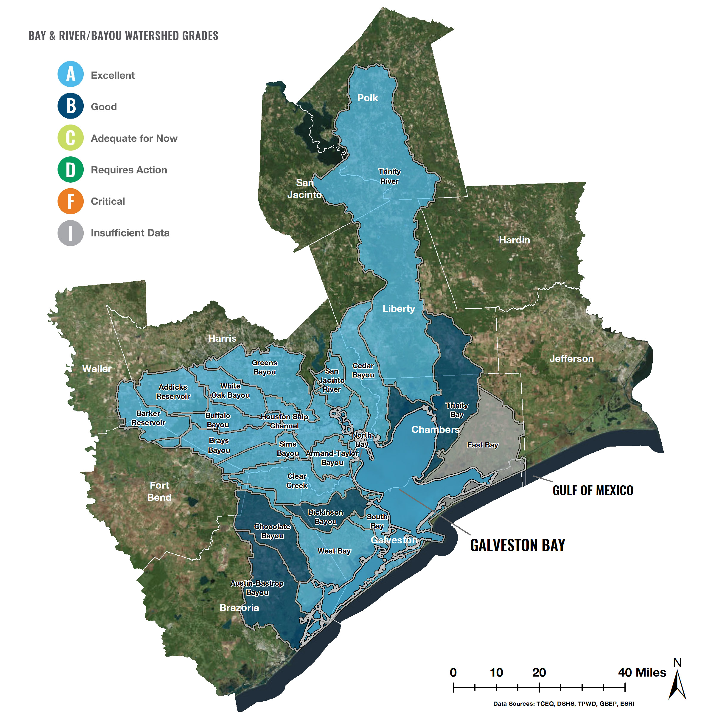 Water Quality Summary Galveston Bay Report Card