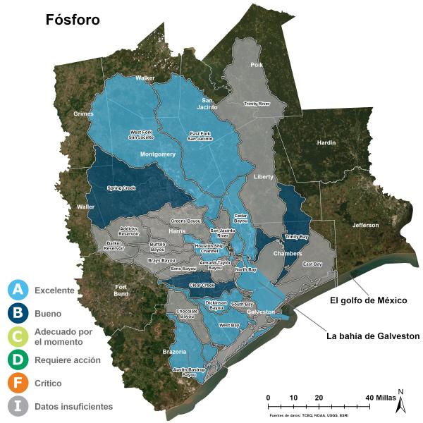 Fósforo en el agua